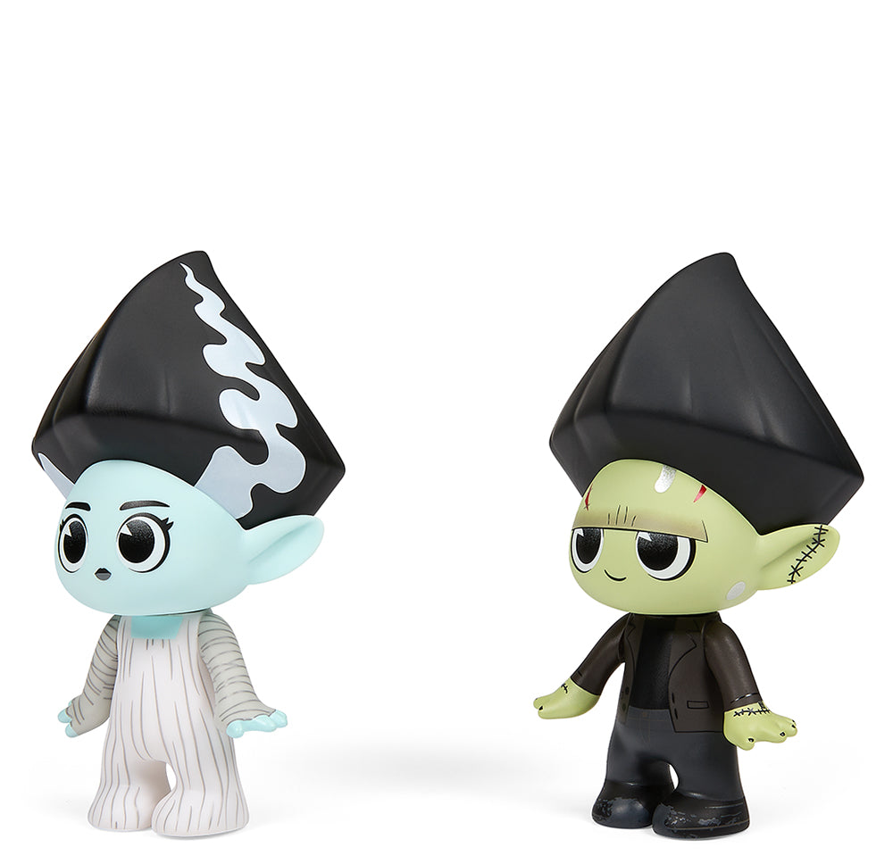 Trollify 5" Vinyl Figure Mash Up 2-pack (Frankenstein and Bride of Frankenstein) (PRE-ORDER) - Kidrobot