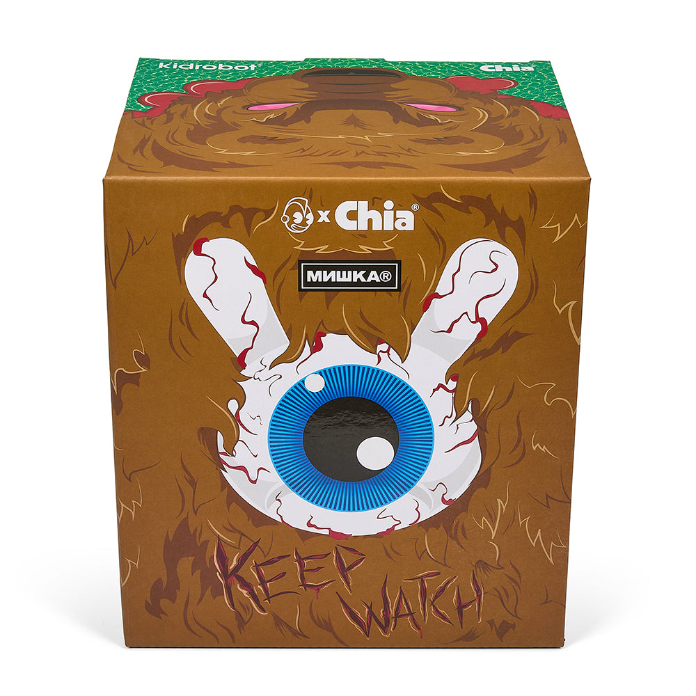 Keep Watch 8" Chia Dunny by Mishka - Bloodshot Edition - Kidrobot