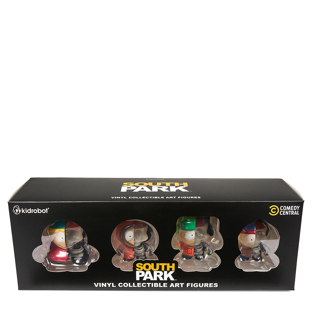 South Park Anatomy Boys 2" Vinyl Figure 4-Pack Glow-in-the-Dark Edition - Kidrobot