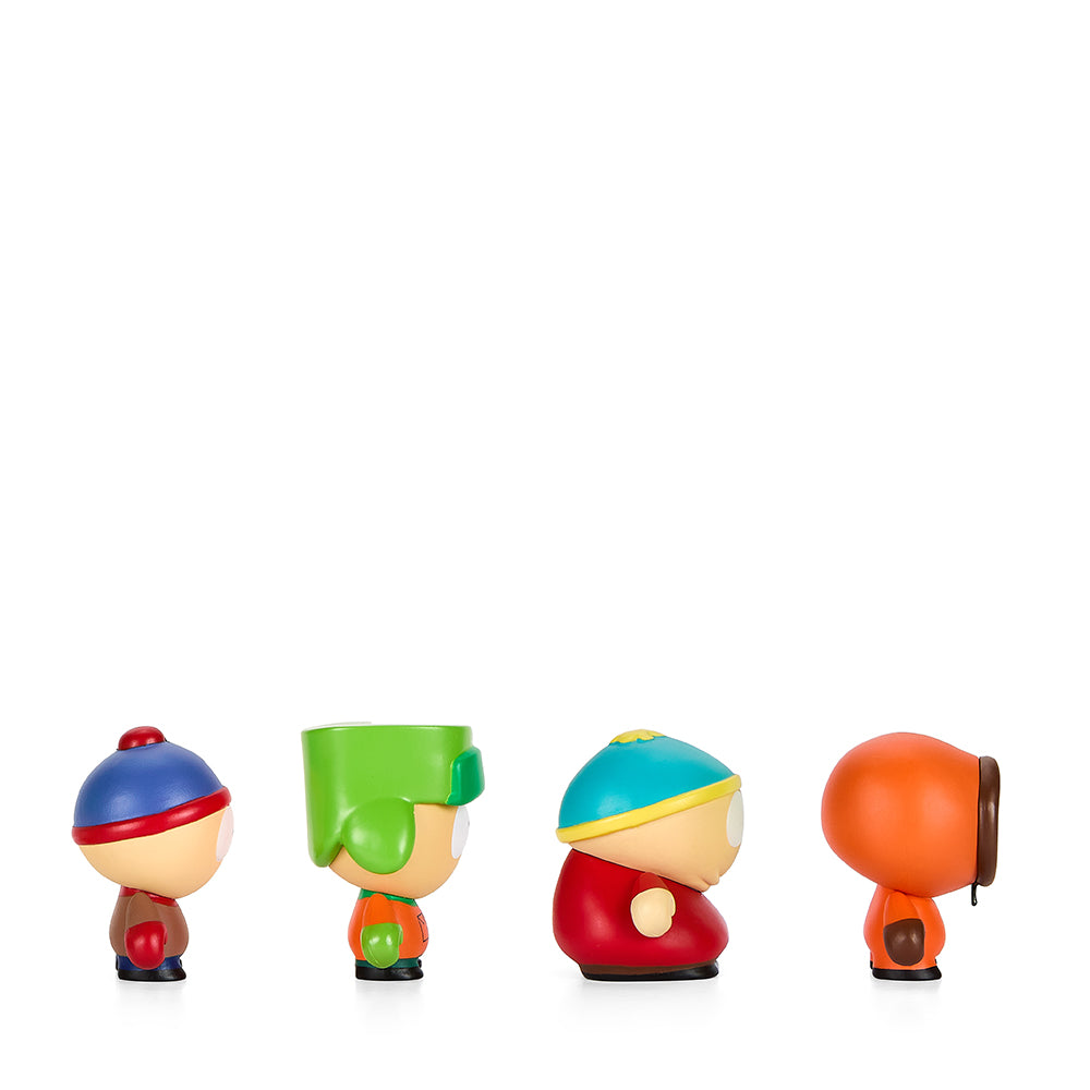 South Park Anatomy Boys 2" Vinyl Figure 4-Pack Glow-in-the-Dark Edition - Kidrobot