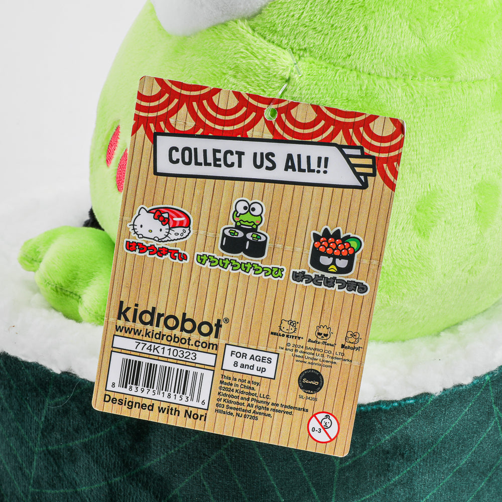 Hello Kitty® and Friends Keroppi™ 10” Plush Sushi Roll - Kidrobot