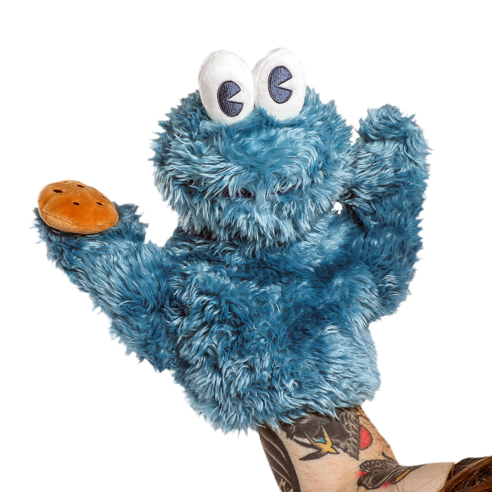 are sesame street characters monsters Sesame Street Cookie Monster 16” Plush Puppet
