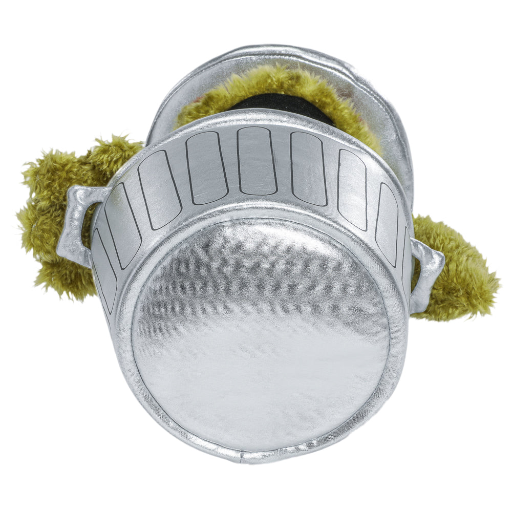 Sesame Street Oscar the Grouch in Trash Can Plush - Kidrobot