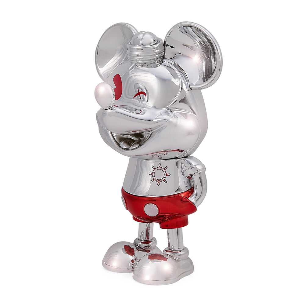 D100 Mickey Mouse "Sailor M." 8-inch Collectible Vinyl Figure by Pasa - Silver & Red Electroplate (Limited Edition of 500) (PRE-ORDER) - Kidrobot