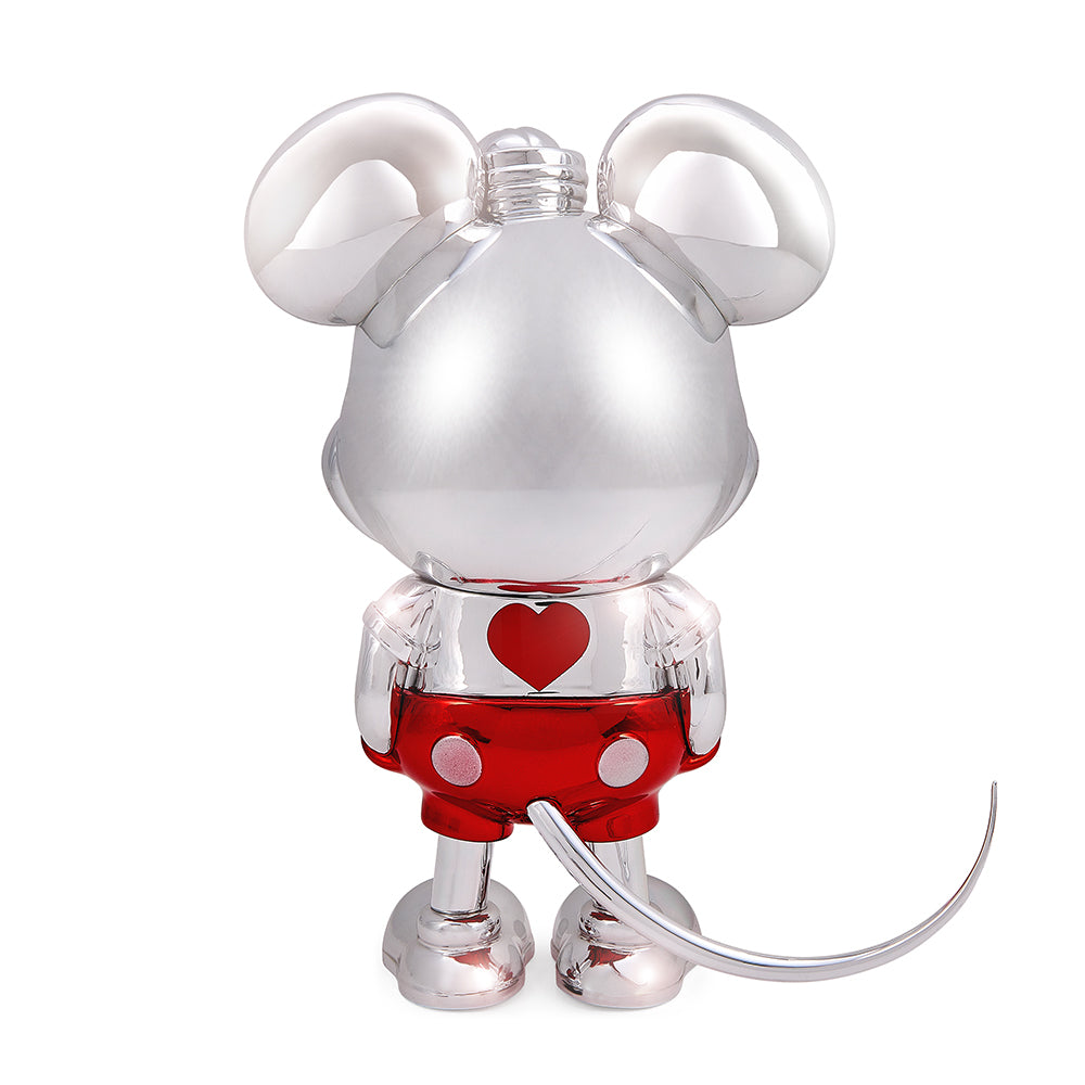 D100 Mickey Mouse "Sailor M." 8-inch Collectible Vinyl Figure by Pasa - Silver & Red Electroplate (Limited Edition of 500) (PRE-ORDER) - Kidrobot