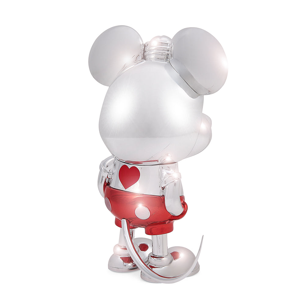 D100 Mickey Mouse "Sailor M." 8-inch Collectible Vinyl Figure by Pasa - Silver & Red Electroplate (Limited Edition of 500) (PRE-ORDER) - Kidrobot