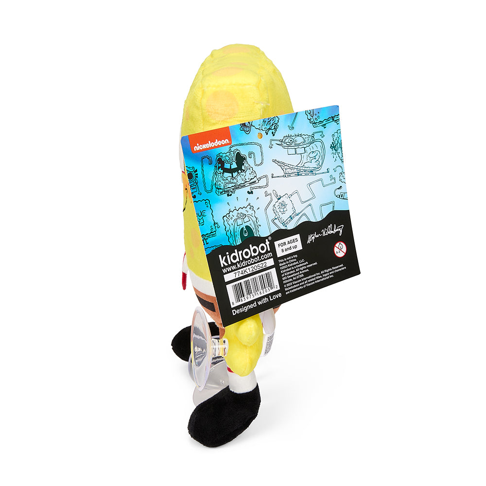 SpongeBob SquarePants - 8" Plush Window Clinger - Happy SpongeBob - Kidrobot