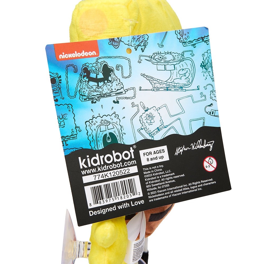 SpongeBob SquarePants - 8" Plush Window Clinger - Happy SpongeBob - Kidrobot