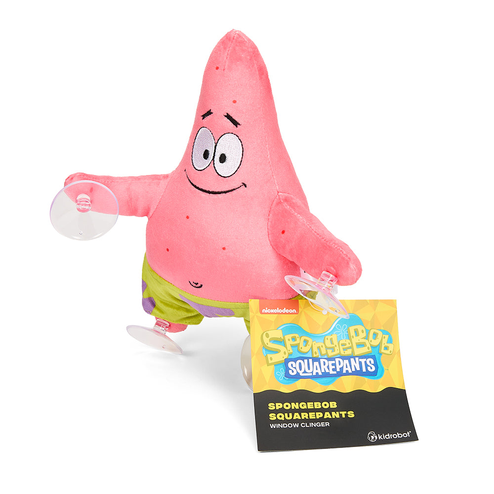 SpongeBob SquarePants - 8" Plush Window Clinger - Happy Patrick - Kidrobot
