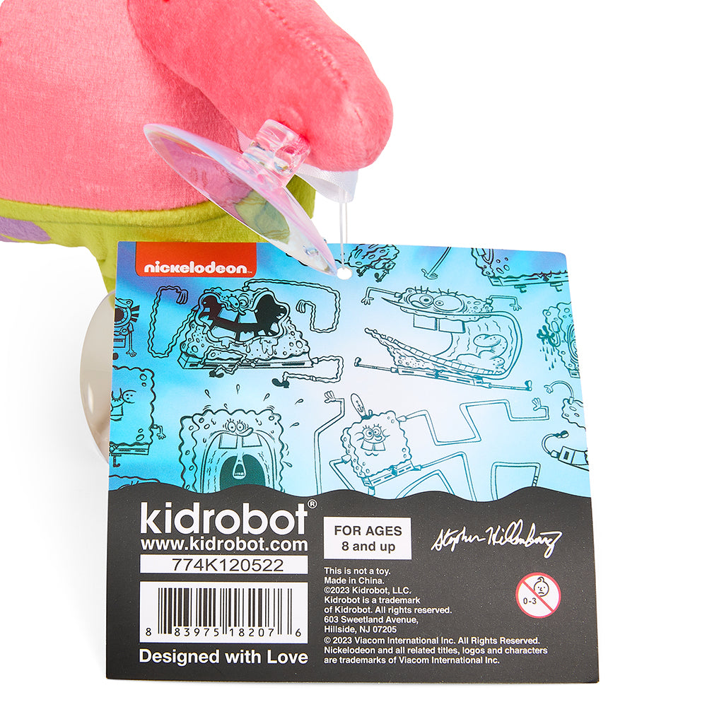 SpongeBob SquarePants - 8" Plush Window Clinger - Happy Patrick - Kidrobot