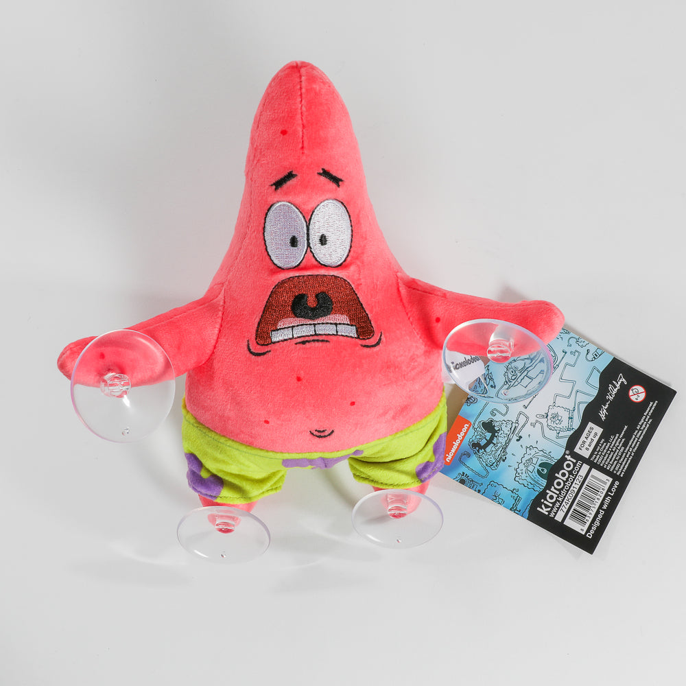 SpongeBob SquarePants - 8" Plush Window Clinger - Scared Patrick - Kidrobot