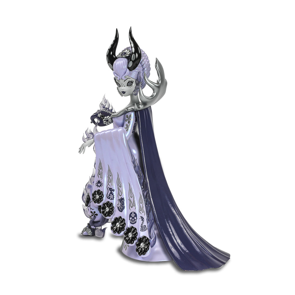 Witch Queen 8 Inch Vinyl Art Figure by Junko Mizuno - Violet Edition - Kidrobot - Side View
