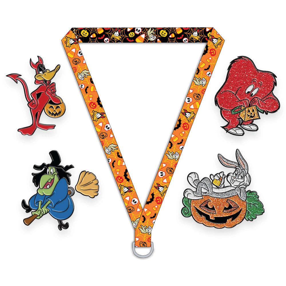2023 CON EXCLUSIVE: Looney Tunes Halloween 1.5” Premium Pins and Lanyard  Set (Limited Edition of 350)