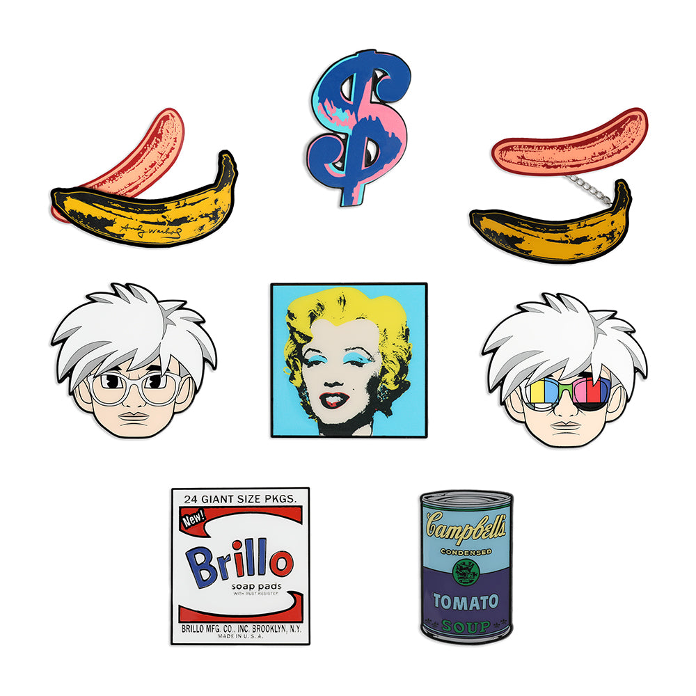 Andy Warhol Deluxe Enamel Pins by Kidrobot - Kidrobot