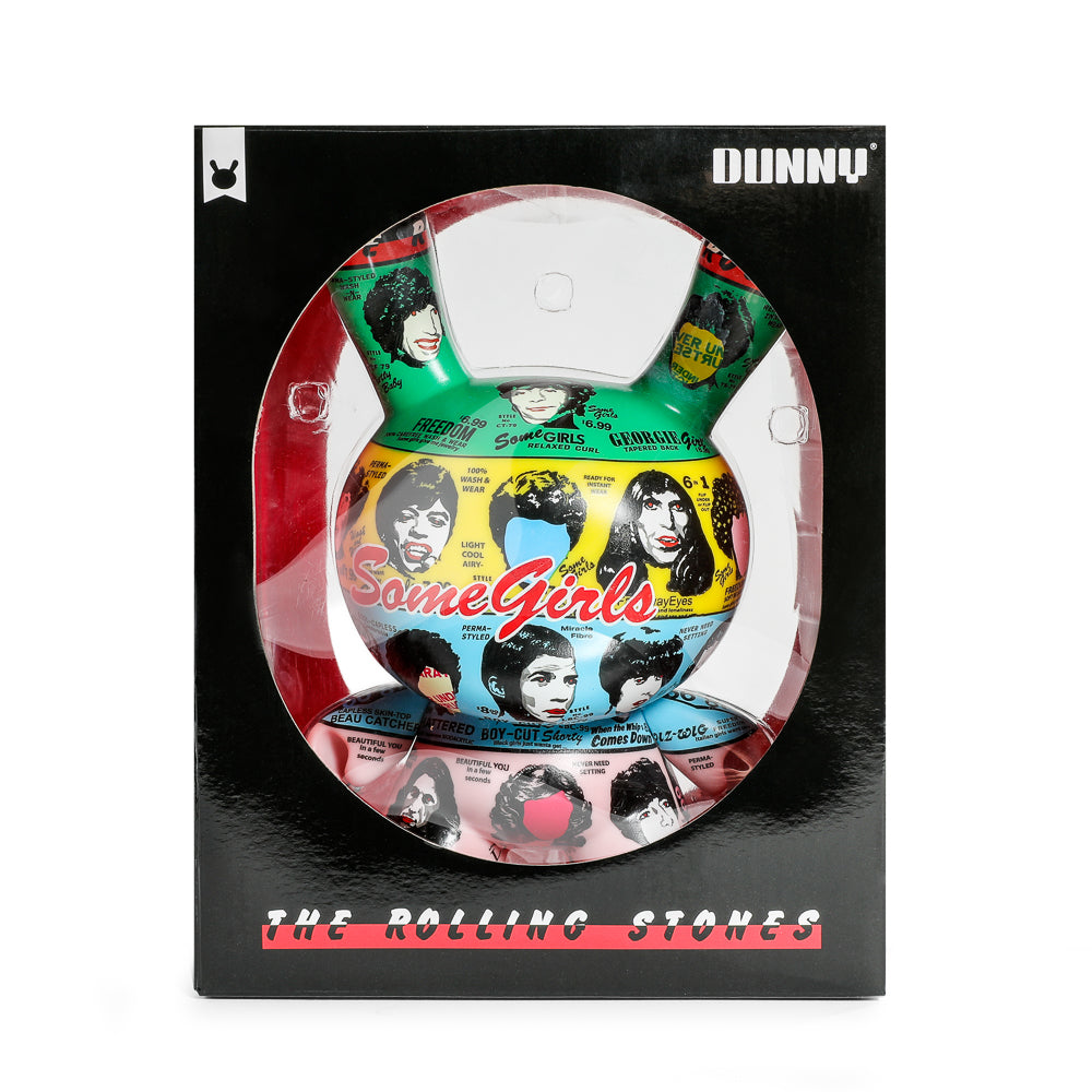 8-inch vinyl The Rolling Stones ICON Dunny figure featuring artwork from the Some Girls album, collectible music and pop culture toy.