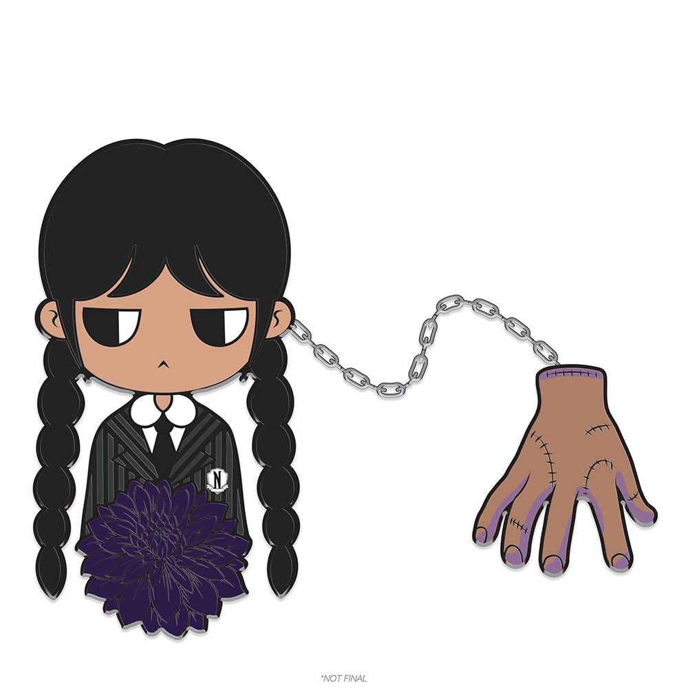 2023 CON EXCLUSIVE: Wednesday Premium Pins and Lanyard Set (Limited Edition of 500) (PRE-ORDER) - Kidrobot