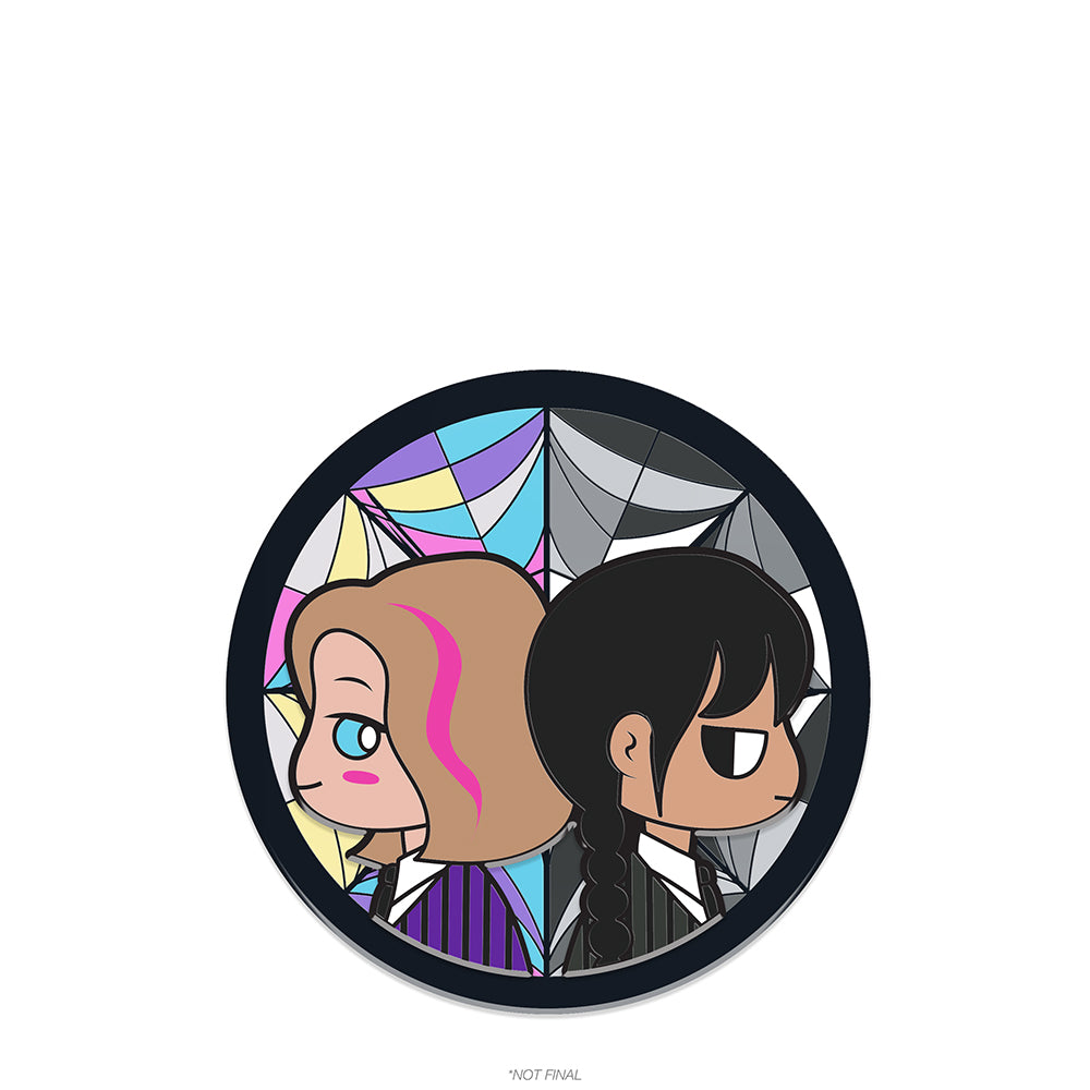2023 CON EXCLUSIVE: Wednesday Premium Pins and Lanyard Set (Limited Edition of 500) (PRE-ORDER) - Kidrobot