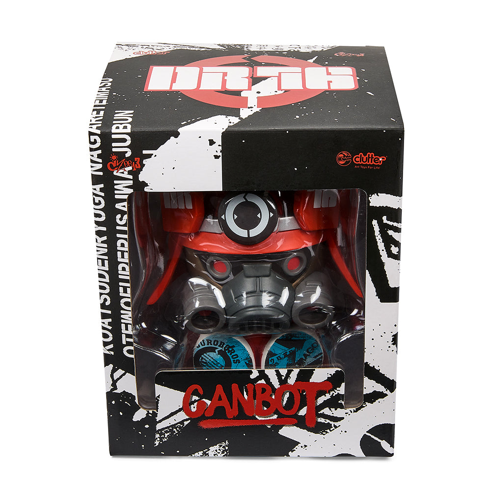 Dragon76 DR76 Red Canbot 5.5" Vinyl Art Figure with Signed Print – Limited Edition of 100 (Kidrobot.com Exclusive) - Kidrobot