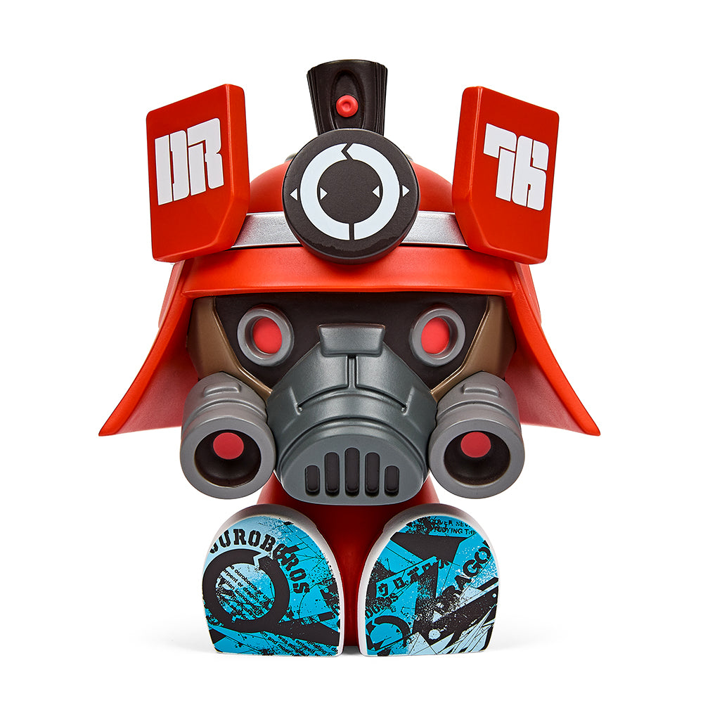 Dragon76 DR76 Red Canbot 5.5" Vinyl Art Figure with Signed Print – Limited Edition of 100 (Kidrobot.com Exclusive) - Kidrobot