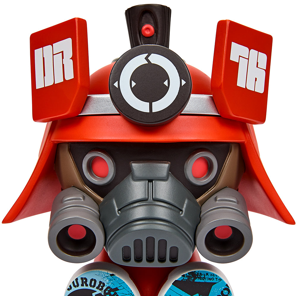 Dragon76 DR76 Red Canbot 5.5" Vinyl Art Figure with Signed Print – Limited Edition of 100 (Kidrobot.com Exclusive) - Kidrobot