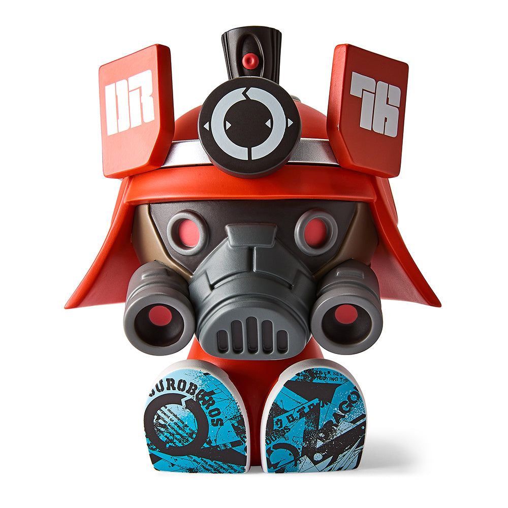 Dragon76 DR76 Red Canbot 5.5" Vinyl Art Figure with Signed Print – Limited Edition of 100 (Kidrobot.com Exclusive) - Kidrobot