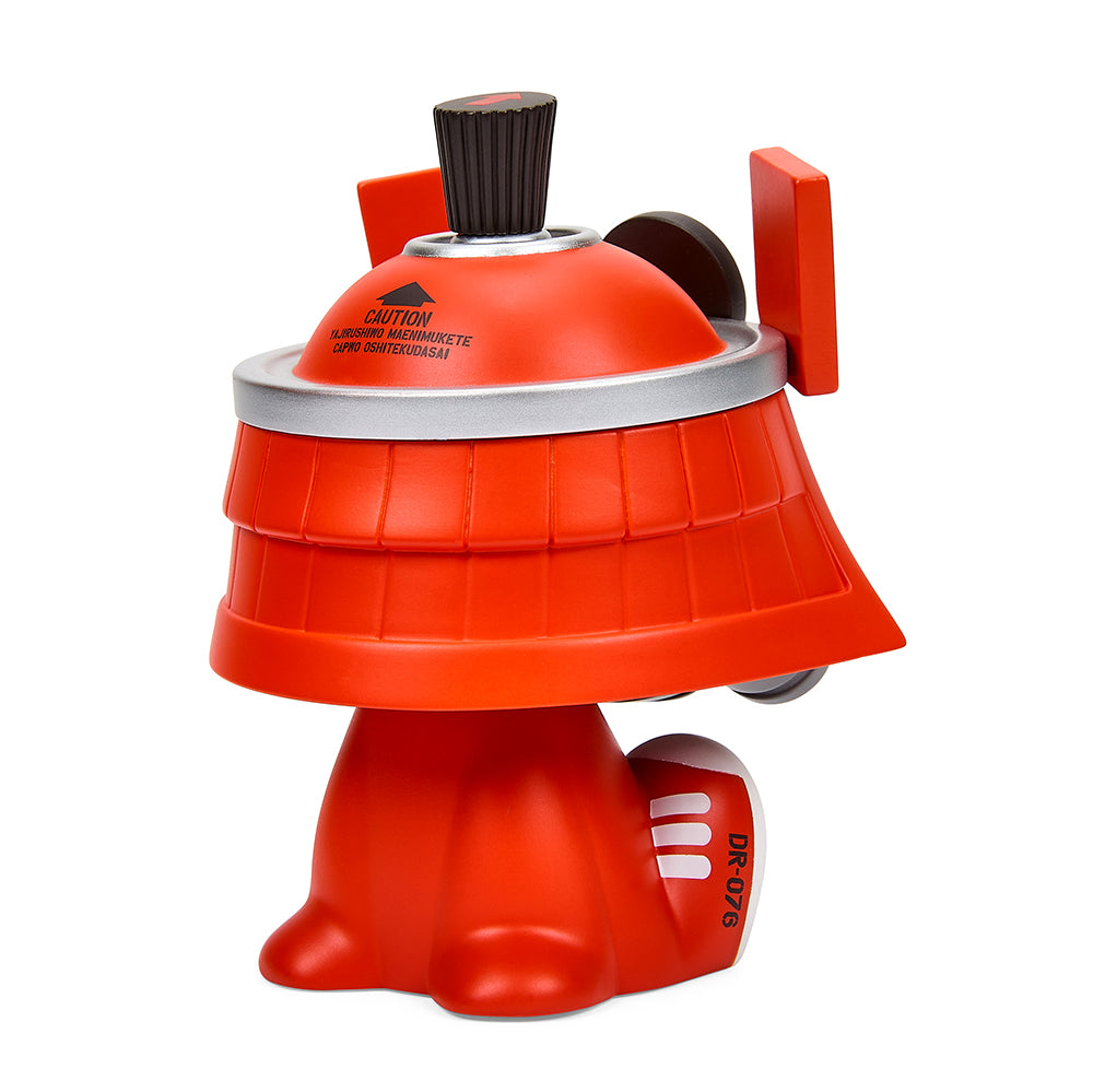 Dragon76 DR76 Red Canbot 5.5" Vinyl Art Figure with Signed Print – Limited Edition of 100 (Kidrobot.com Exclusive) - Kidrobot