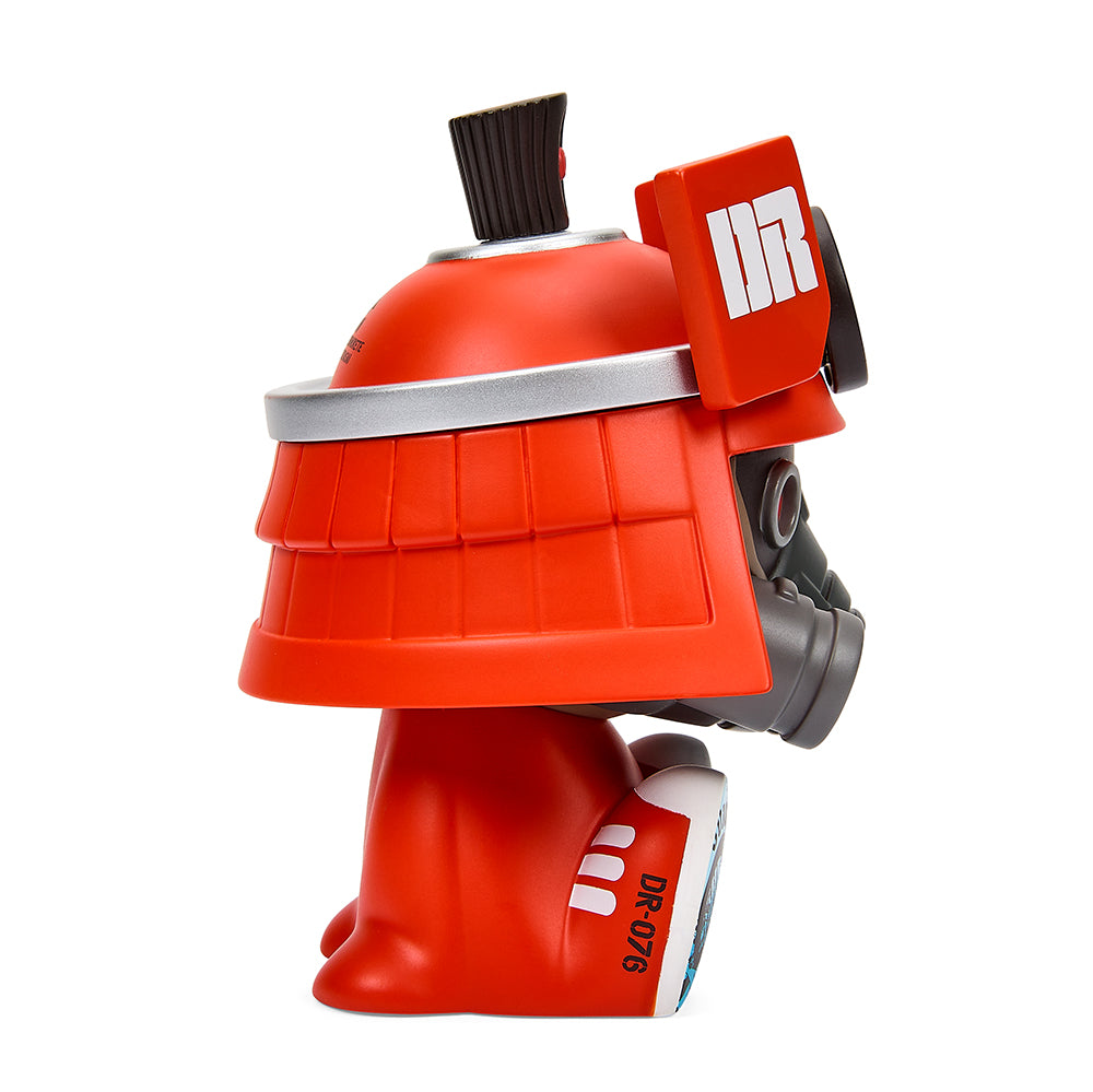 Dragon76 DR76 Red Canbot 5.5" Vinyl Art Figure with Signed Print – Limited Edition of 100 (Kidrobot.com Exclusive) - Kidrobot