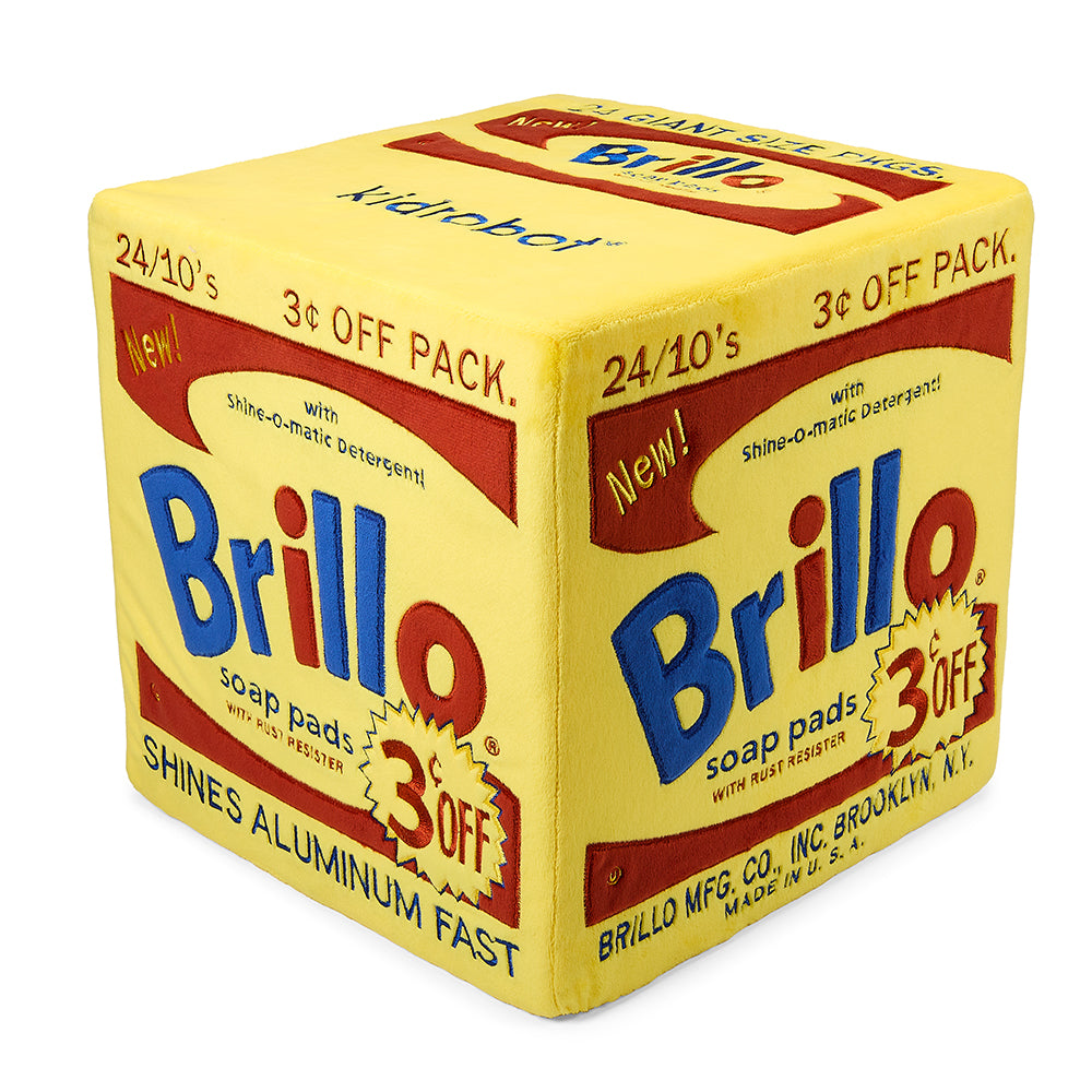 Andy Warhol 12” Yellow Brillo Box Plush (PRE-ORDER) - Kidrobot