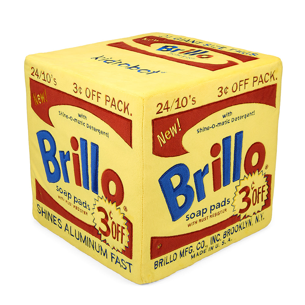 Andy Warhol 12” Yellow Brillo Box Plush (PRE-ORDER) - Kidrobot