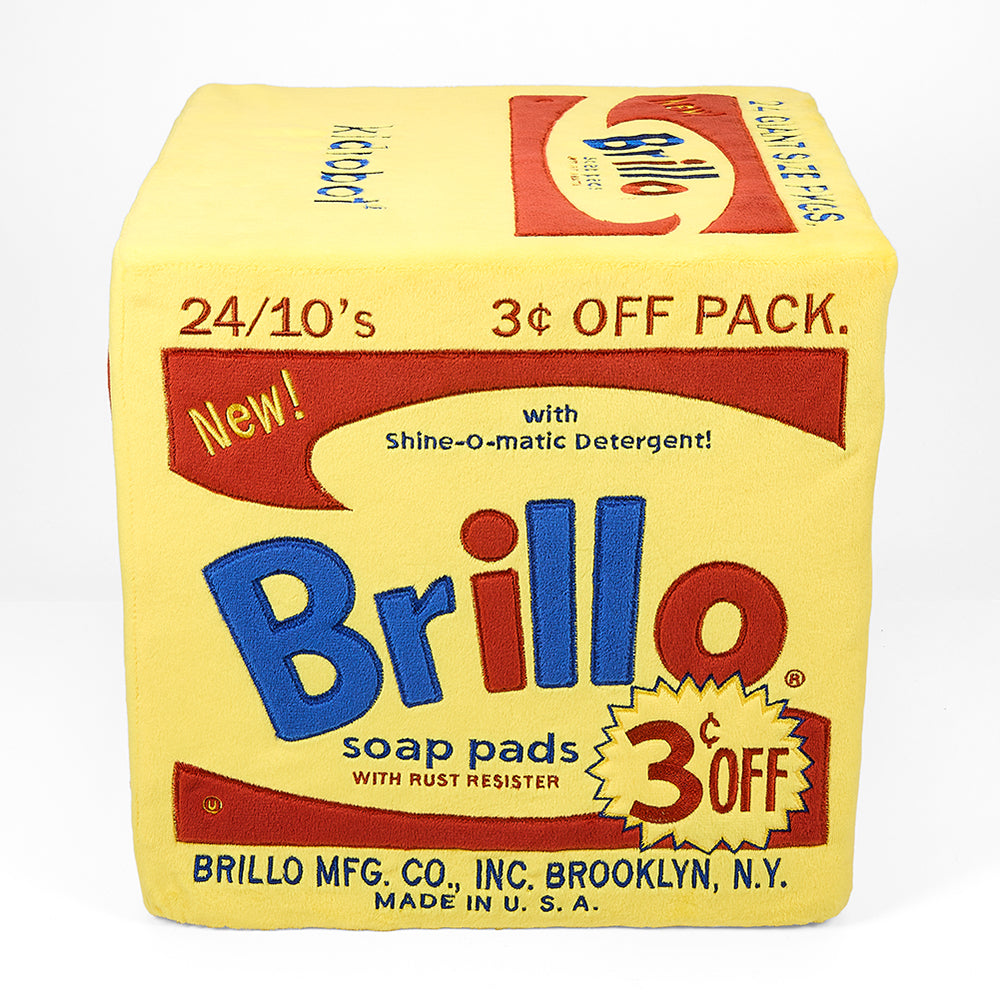 Andy Warhol 12” Yellow Brillo Box Plush (PRE-ORDER) - Kidrobot