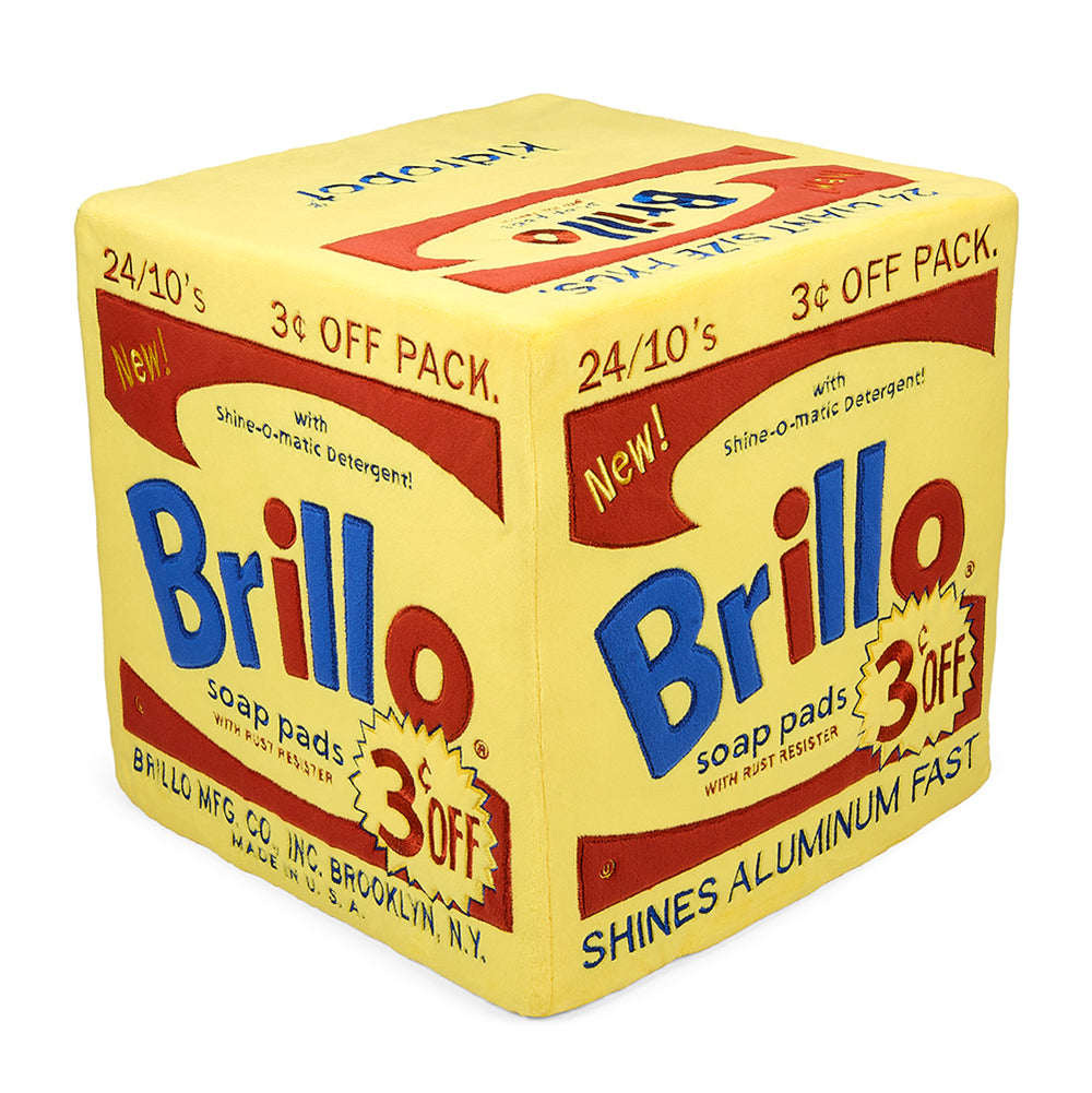 Andy Warhol 12” Yellow Brillo Box Plush (PRE-ORDER) - Kidrobot