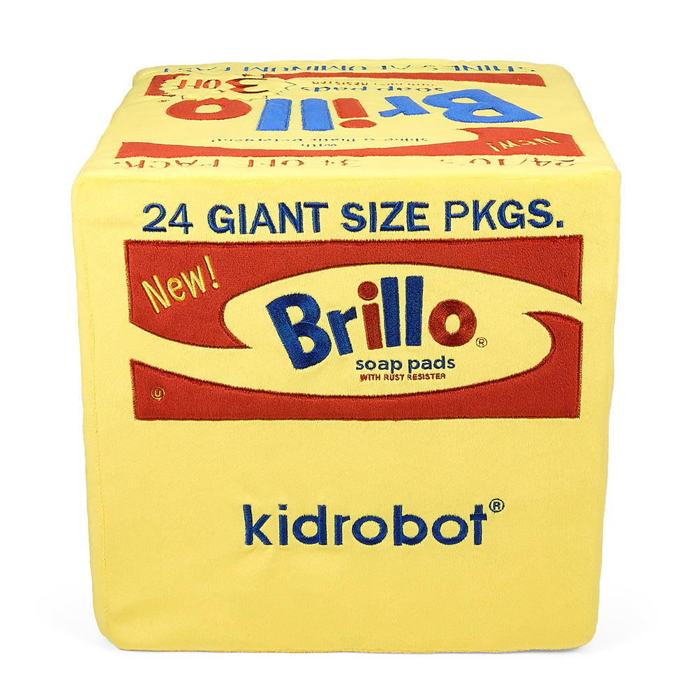 Andy Warhol 12” Yellow Brillo Box Plush (PRE-ORDER) - Kidrobot