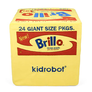 Andy Warhol 12” Yellow Brillo Box Plush (PRE-ORDER) - Kidrobot