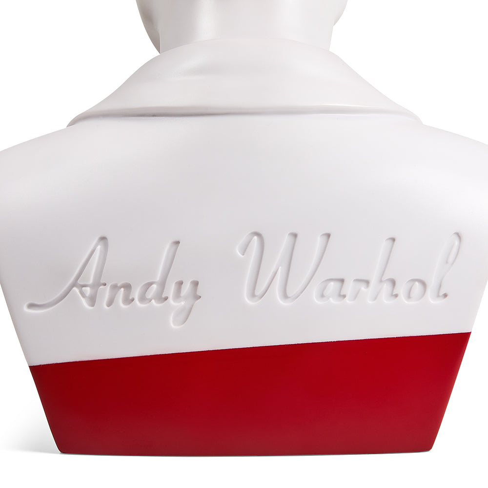 Andy Warhol The Bust 12" Art Sculpture - White Brillo (Limited Edition of 300) (PRE-ORDER) - Kidrobot