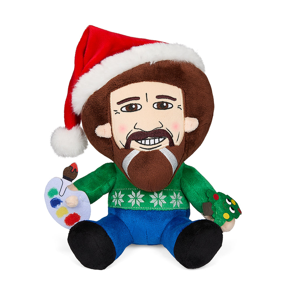 Santa Bob Ross Phunny Plush (PRE-ORDER) - Kidrobot