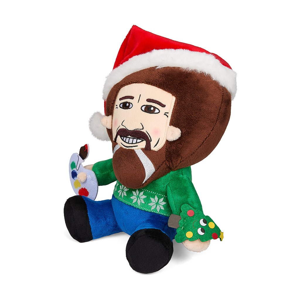 Santa Bob Ross Phunny Plush (PRE-ORDER) - Kidrobot