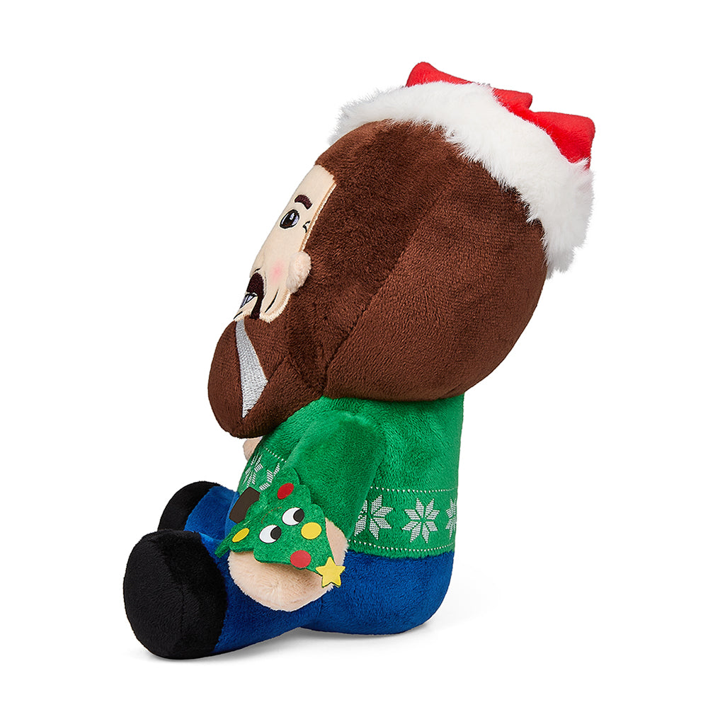 Santa Bob Ross Phunny Plush (PRE-ORDER) - Kidrobot