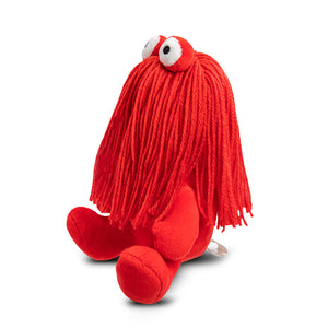 Don't Hug Me I'm Scared Phunny Plush - Red Guy - Kidrobot - Angle View