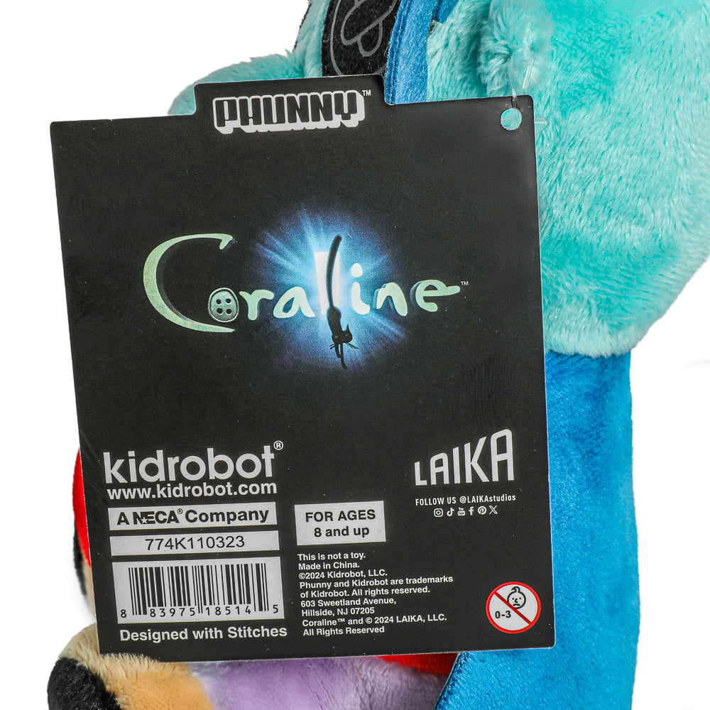 Coraline Mr. Bobinsky Phunny Plush by Kidrobot - Kidrobot
