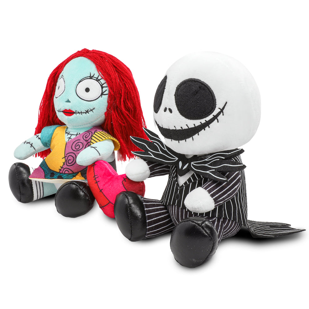 Disney's The Nightmare Before Christmas Jack & Sally with Heart Phunny Plush - Kidrobot