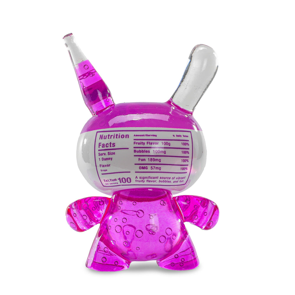 Kidrobot & Fanta® 3" Fanta Grape Resin Dunny Art Figure