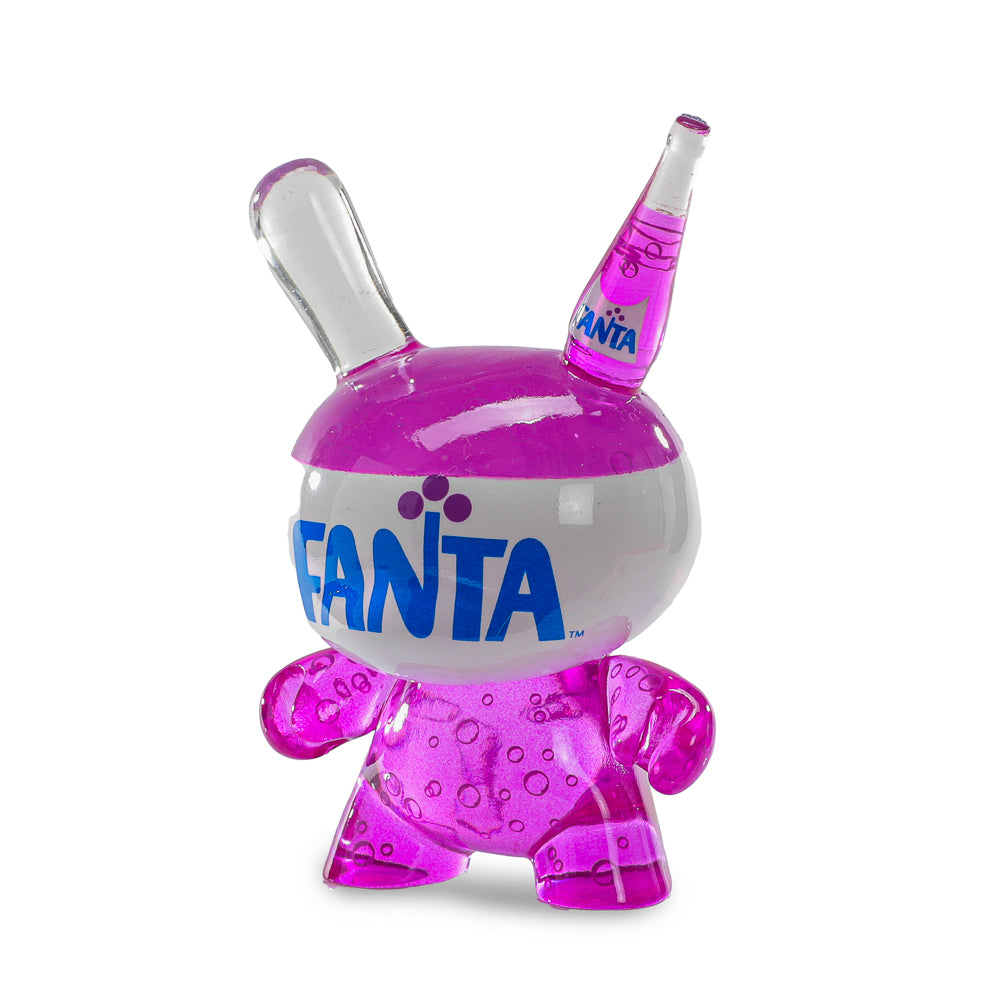 Kidrobot & Fanta® 3" Fanta Grape Resin Dunny Art Figure
