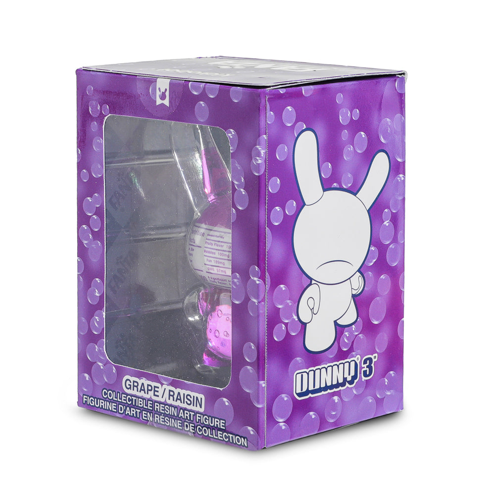 Kidrobot & Fanta® 3" Fanta Grape Resin Dunny Art Figure