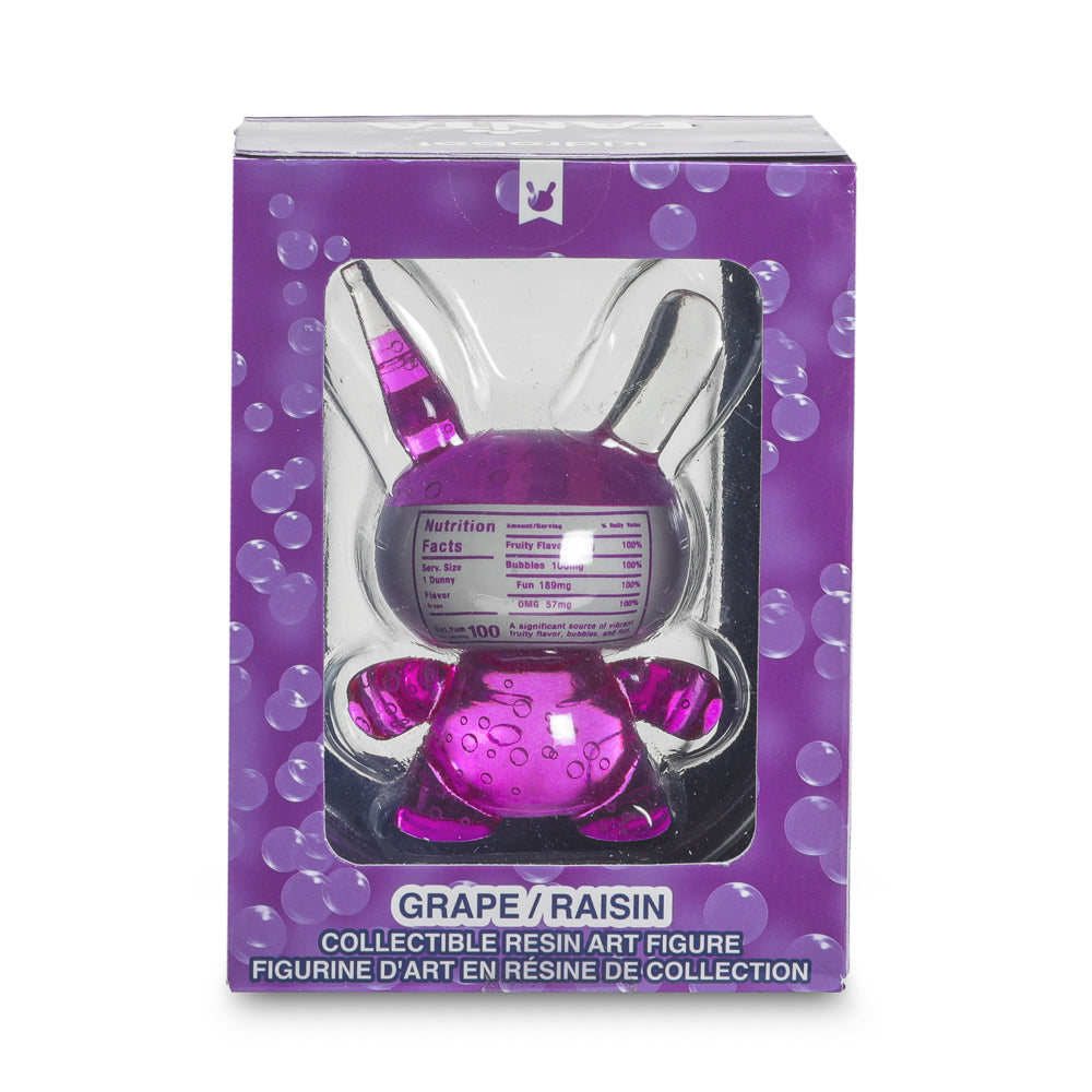 Kidrobot & Fanta® 3" Fanta Grape Resin Dunny Art Figure
