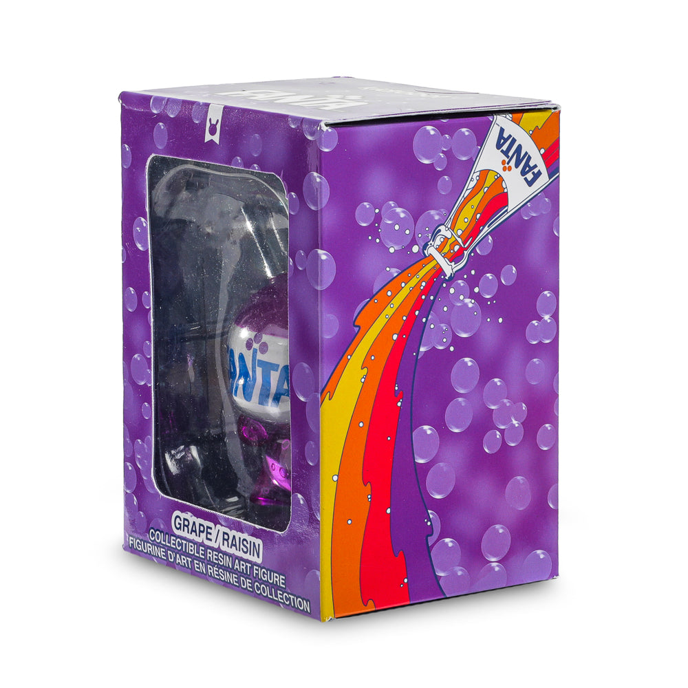 Kidrobot & Fanta® 3" Fanta Grape Resin Dunny Art Figure