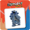 Sesame Street Kaiju Anatomy Cookie Monster 8-inch flocked vinyl art figure in blue, limited edition with detailed design.