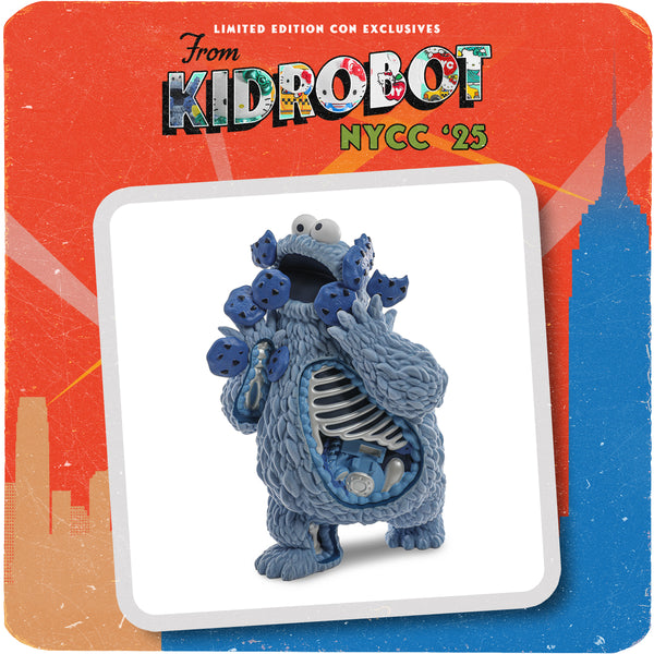 NYCC 2025 Exclusive Kidrobot Kaiju Cookie Monster Anatomy Figure