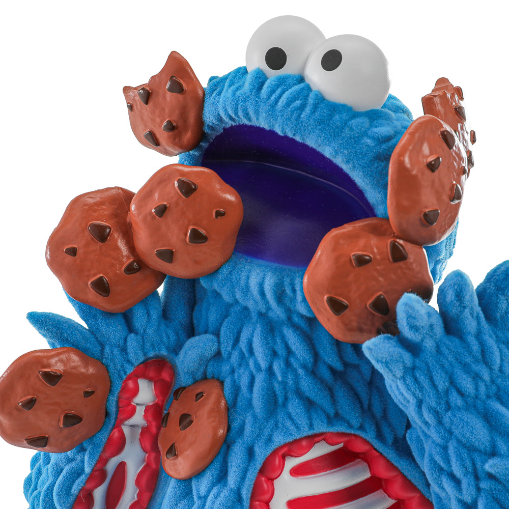 Sesame Street - Kaiju Anatomy Cookie Monster 8" Flocked Vinyl Art Figure - Kidrobot