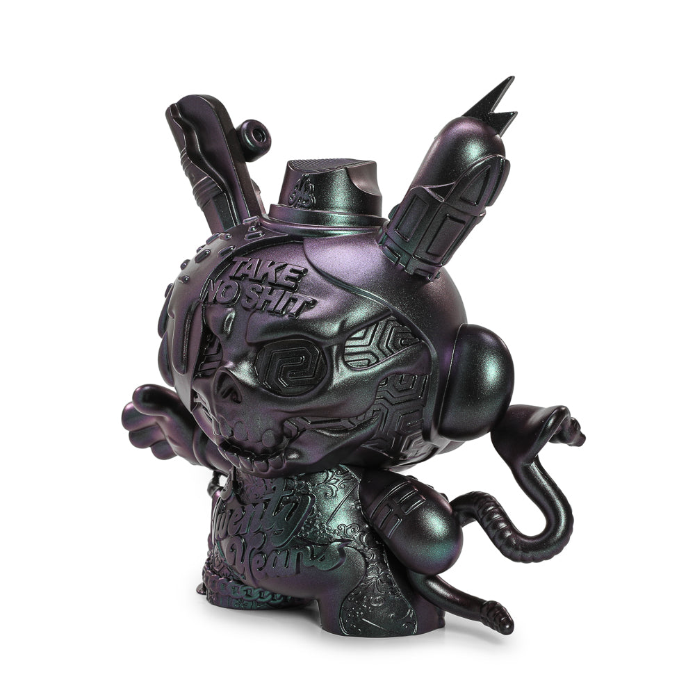 20th Anniversary Still Life Dunny 8" Art Figure by Tristan Eaton - Mystic Black Edition (Limited Edition of 300) - Kidrobot