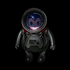 The Little Astronaut Astro Boy Figure by AX2 - Silver Edition with LED Effects - Kidrobot - Featuring LED Lighting